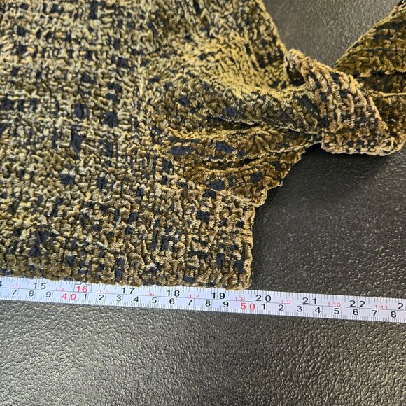 Coldwater Creek Womens Velvet Sheer Textured Button-Up Shirt Jacket L - Picture 8 of 9